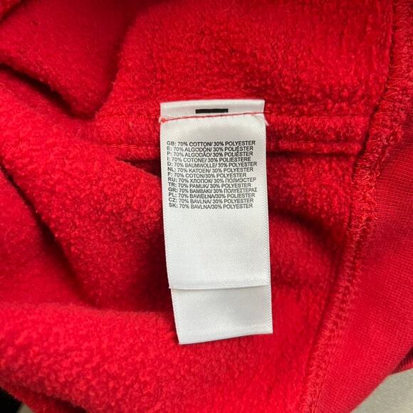The North Face Hoodie Sweatshirt Adult Medium Red Never Stop Exploring Hiking - Picture 7 of 12